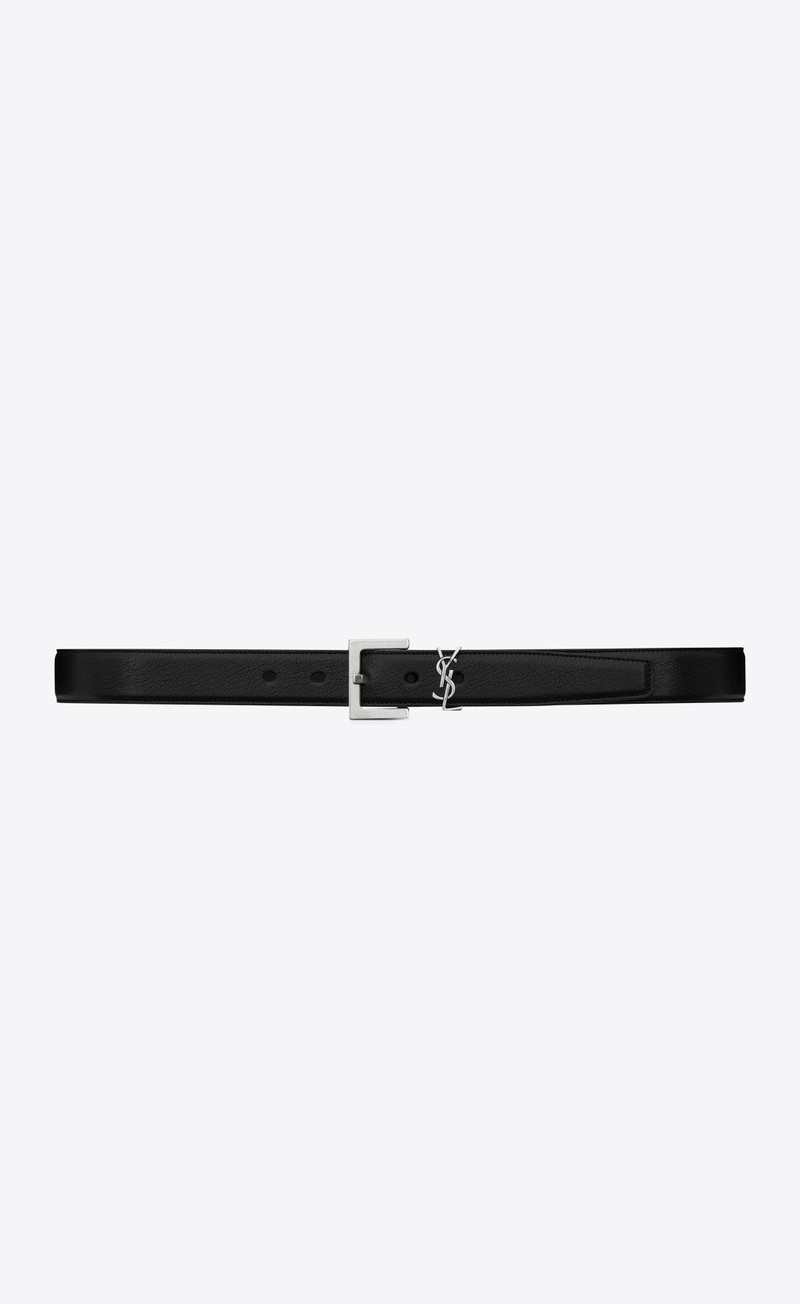 cassandre belt in black leather - 1