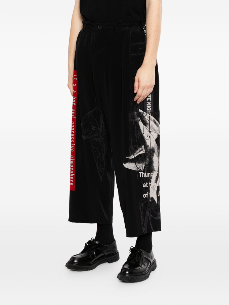 graphic-print trousers 3
