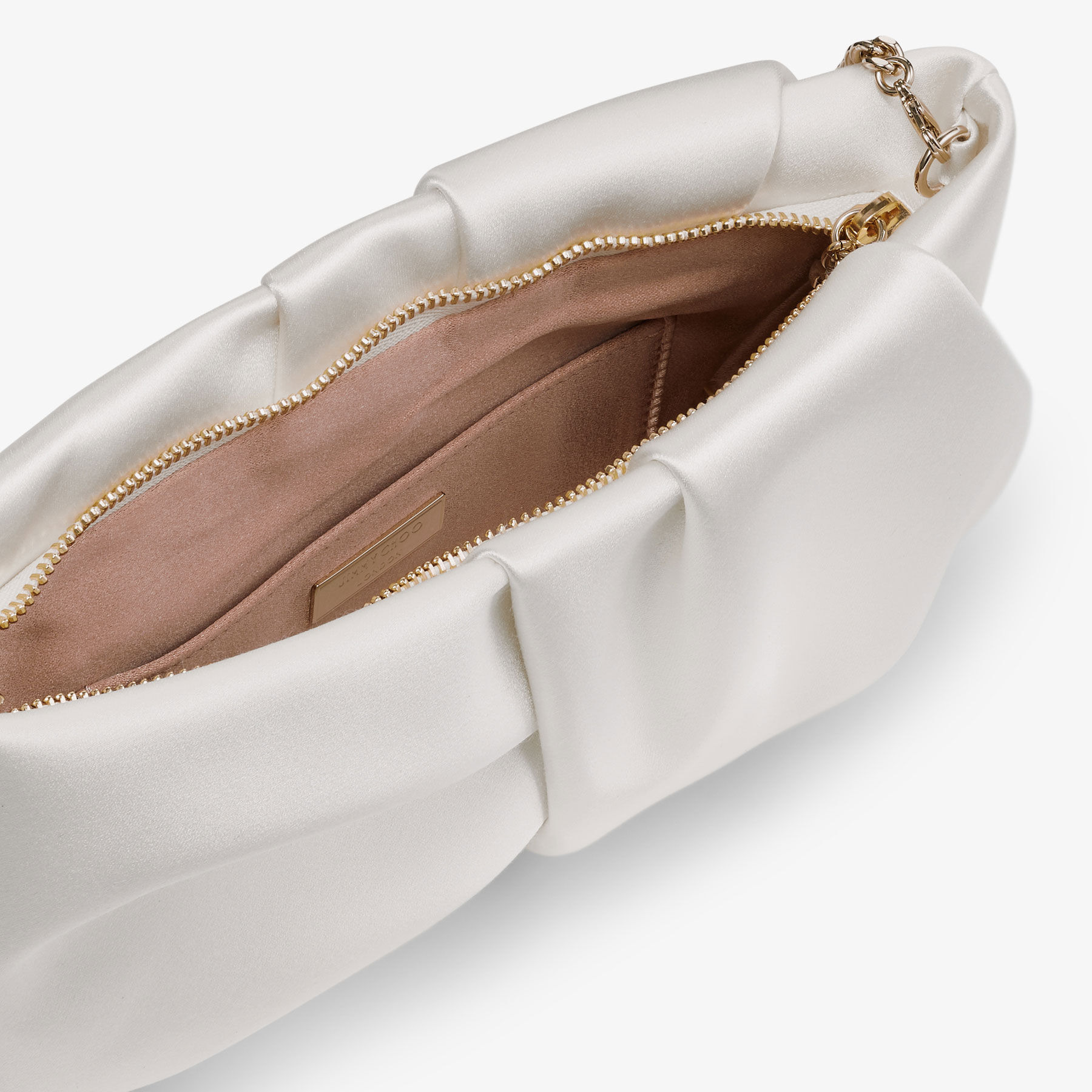 Bonny Clutch
Ivory Satin Clutch Bag - 4