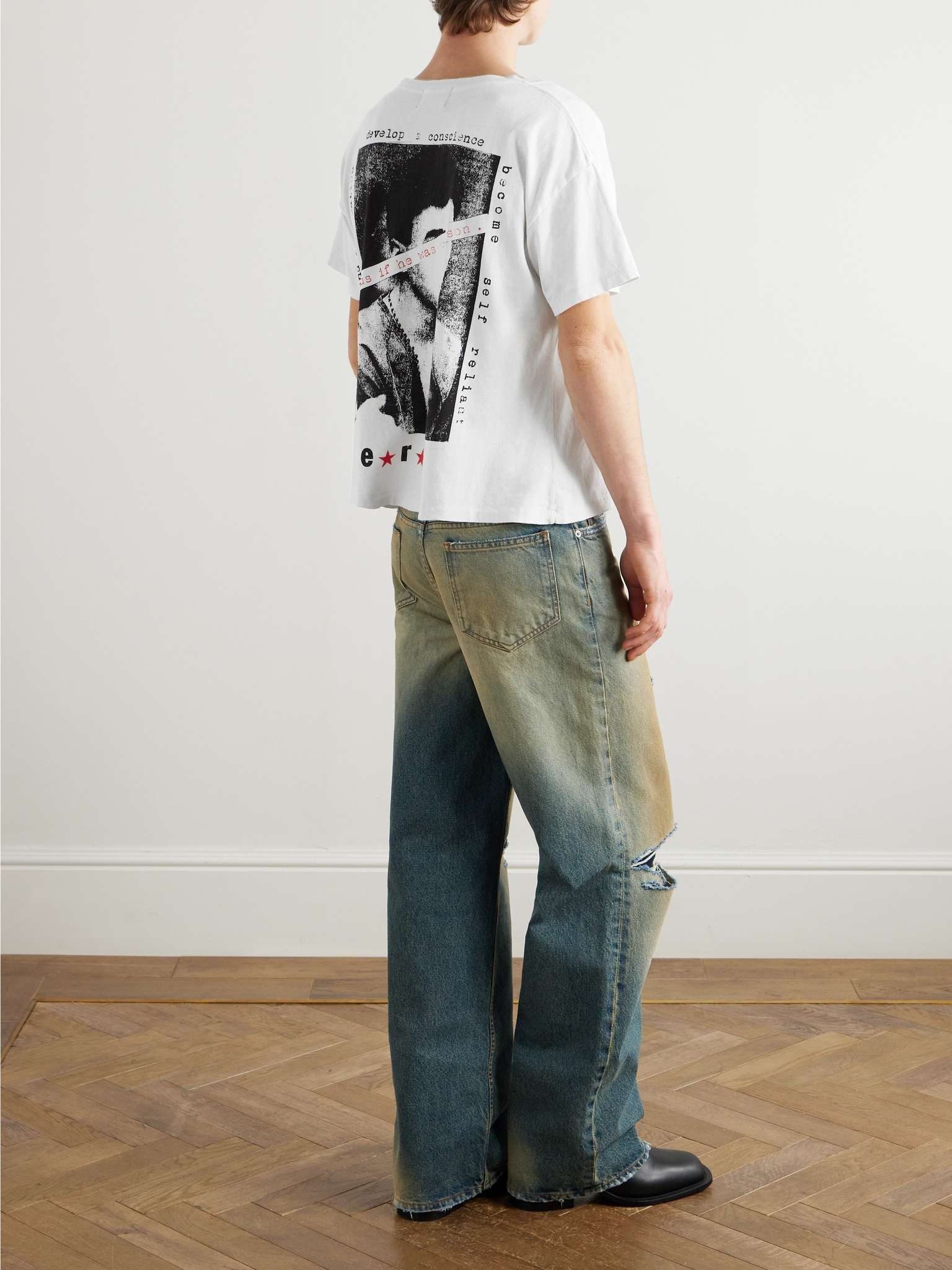 Slim-Fit Printed Cotton-Jersey T-Shirt - 2