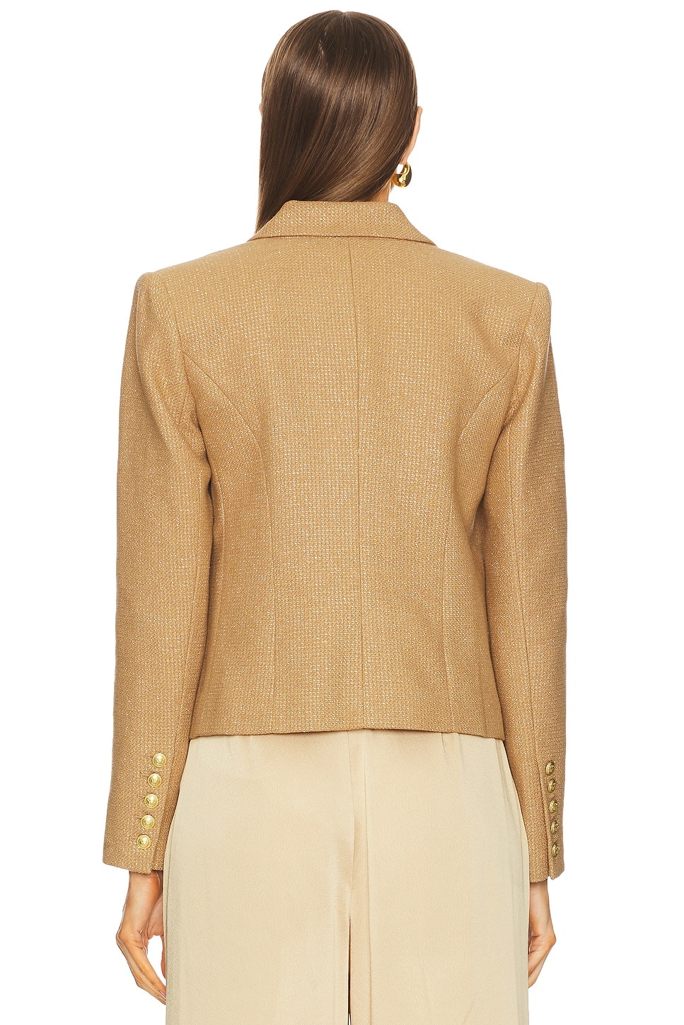 Brooke Double Breasted Cropped Blazer - 3