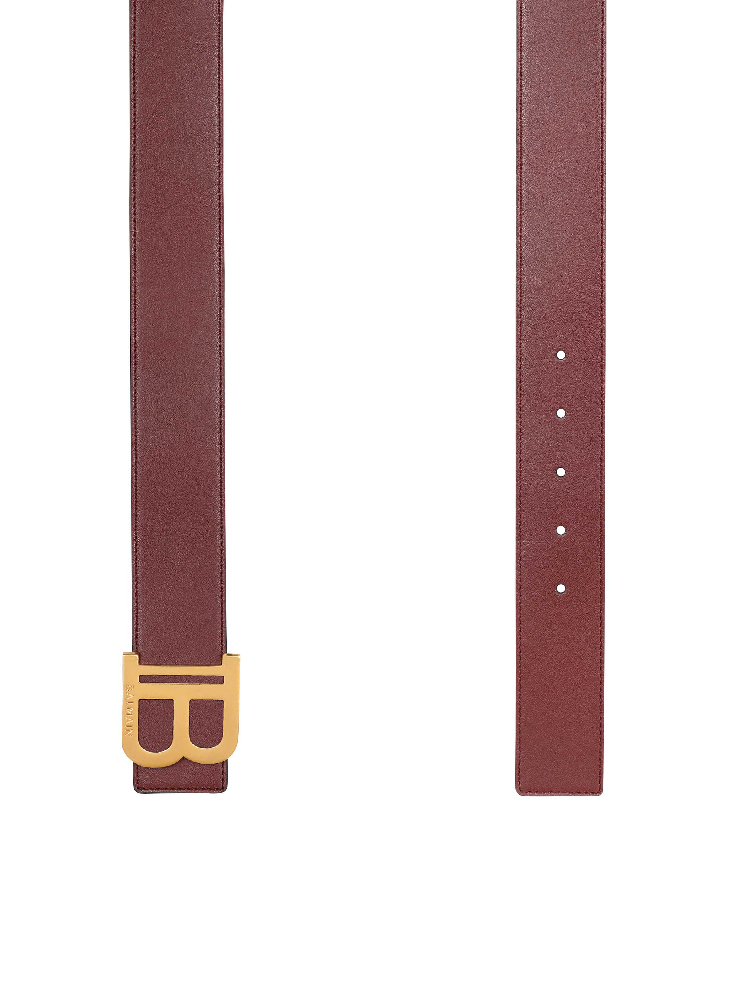 Reversible leather B-Belt - 5