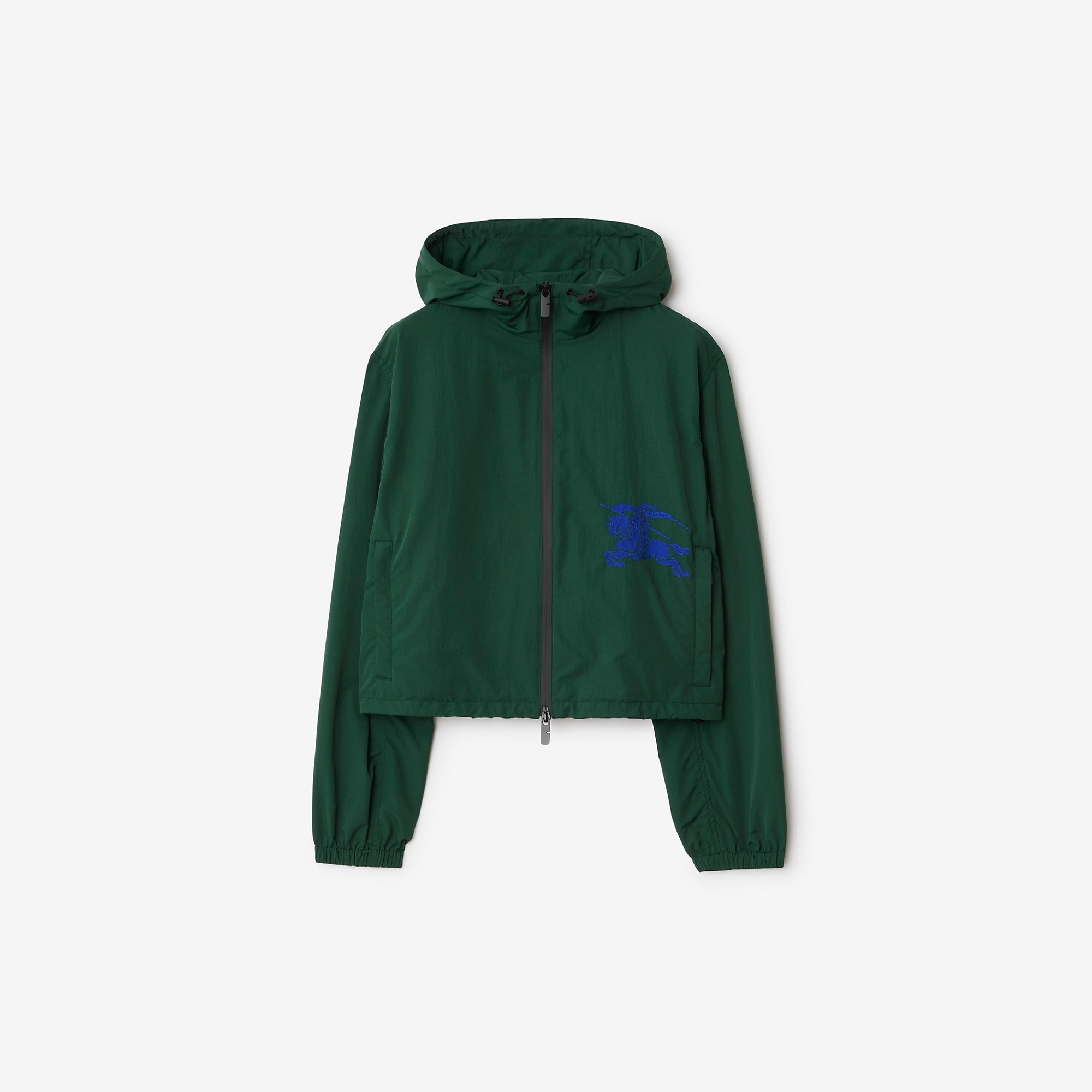 Cropped Nylon Jacket - 1