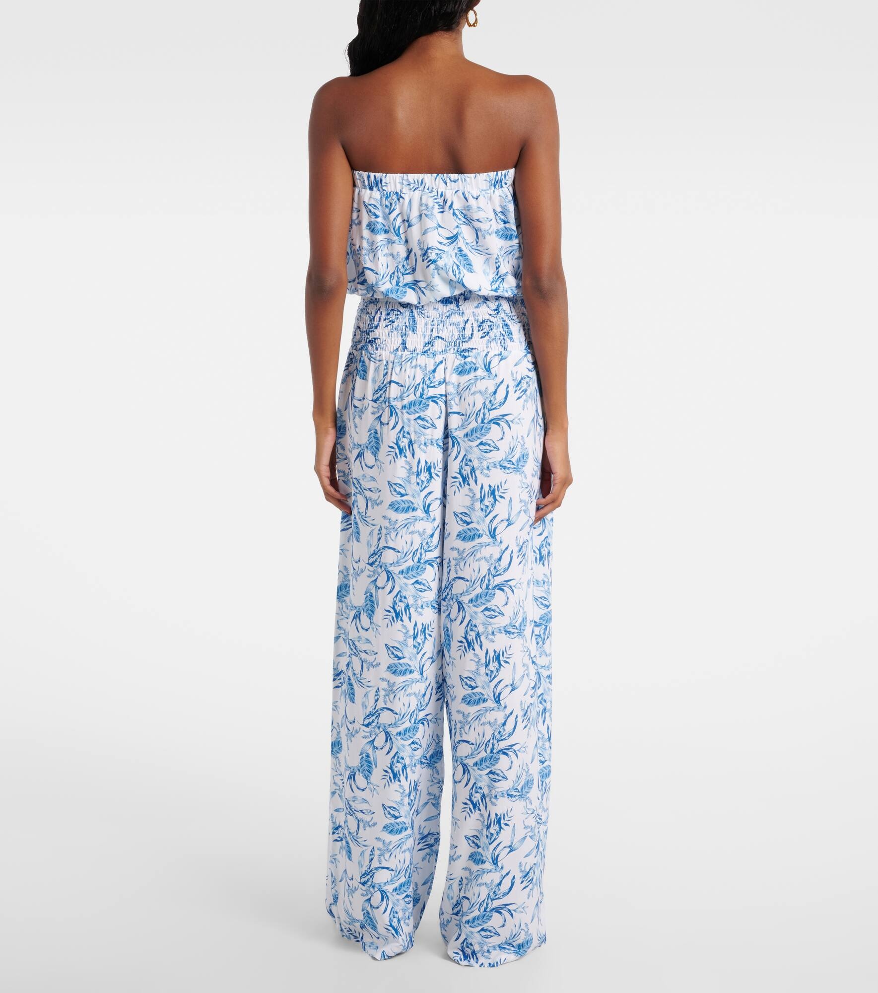 Naomi strapless cotton jumpsuit - 3