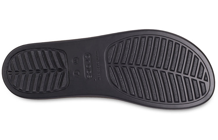 (WMNS) Crocs Brooklyn Slide 'Black' 208728-001 - 7