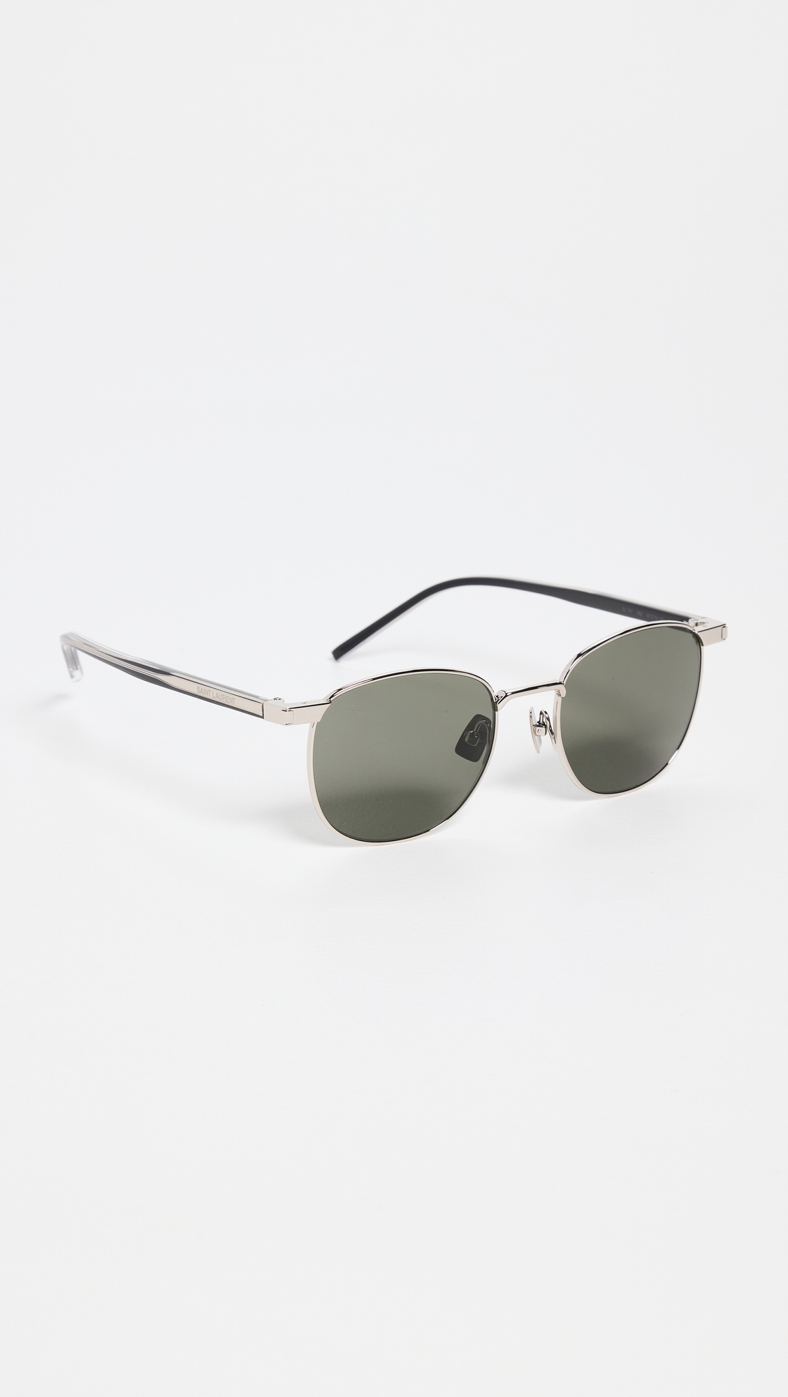 サングラス SAINT LAURENT Woman Sunglasses Silver SL747 004 Saint Laurent Sunglasses Saint Laurent SL 747 Sunglasses in