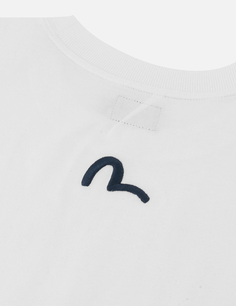 Seagull Embroidery and Multi-logo Print Regular Fit T-shirt 8