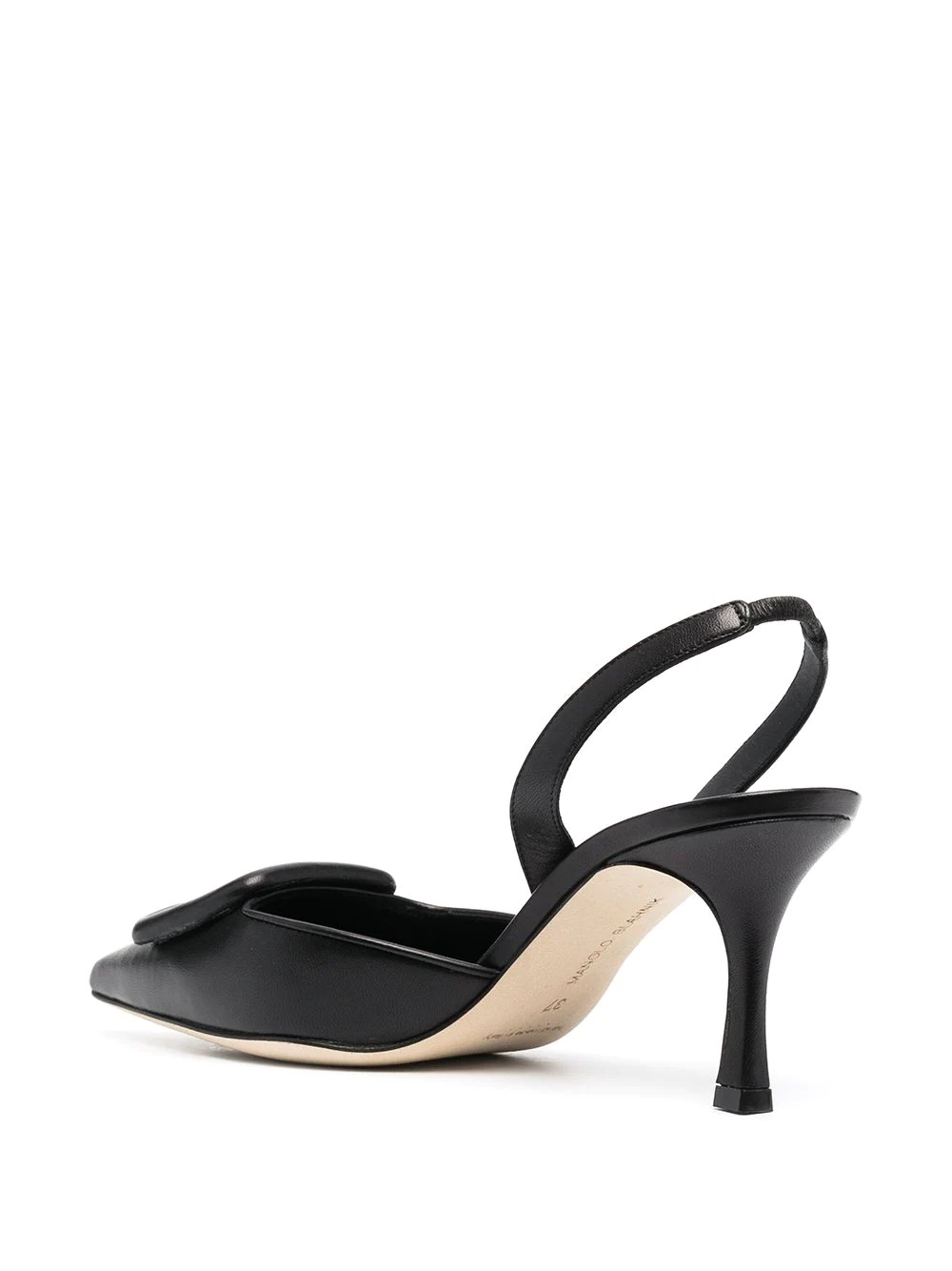 buckle-detail slingback pumps - 3