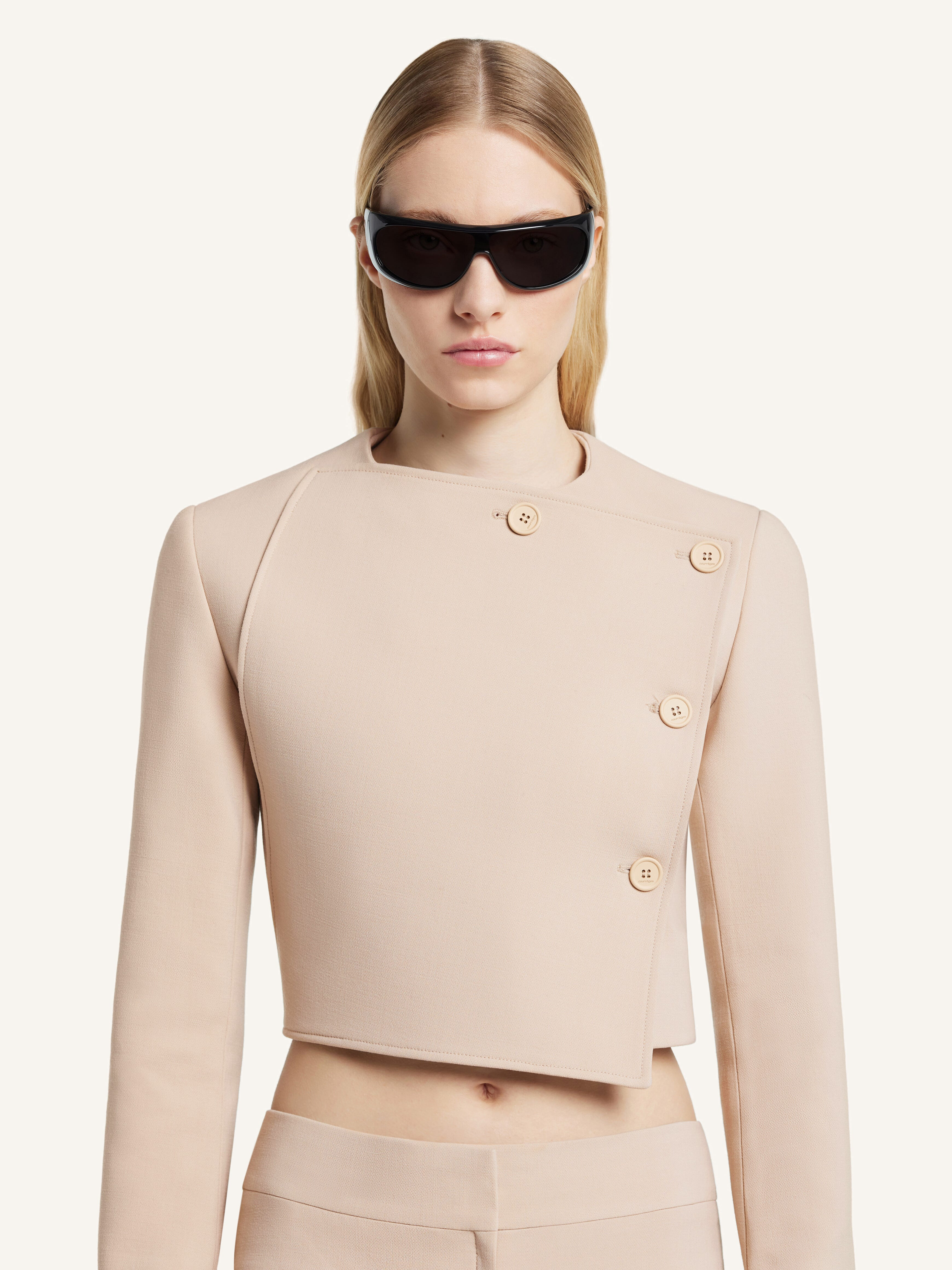 OBLIQUE TAILORED JACKET - 5