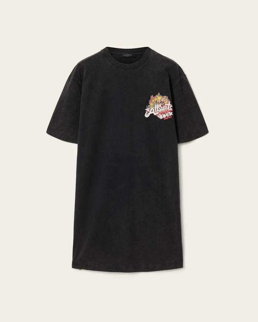 ROQUE RELAXED FIT MINI T-SHIRT DRESS - 1