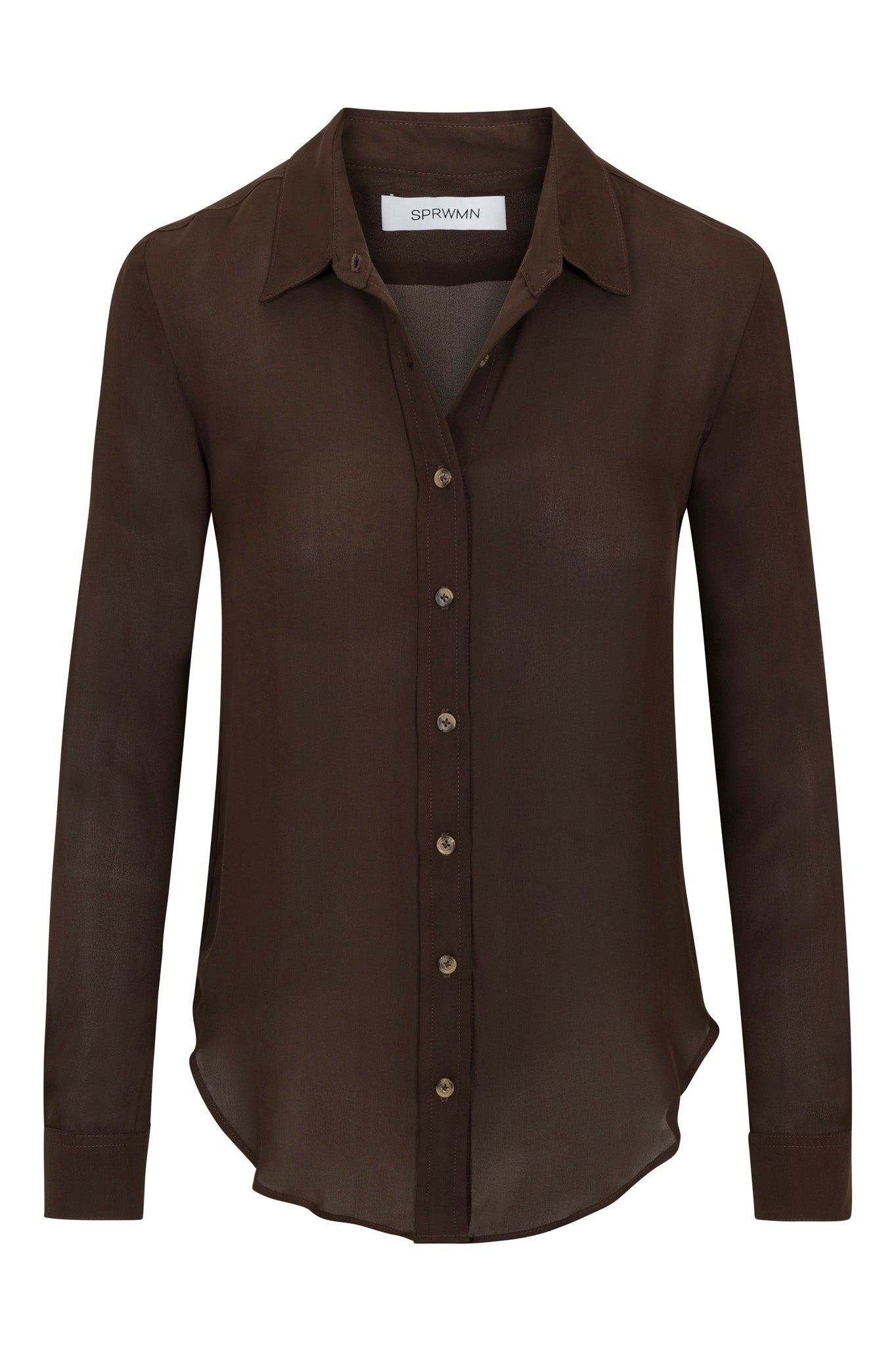 AMERICANO SILK FITTED BUTTON DOWN - 5