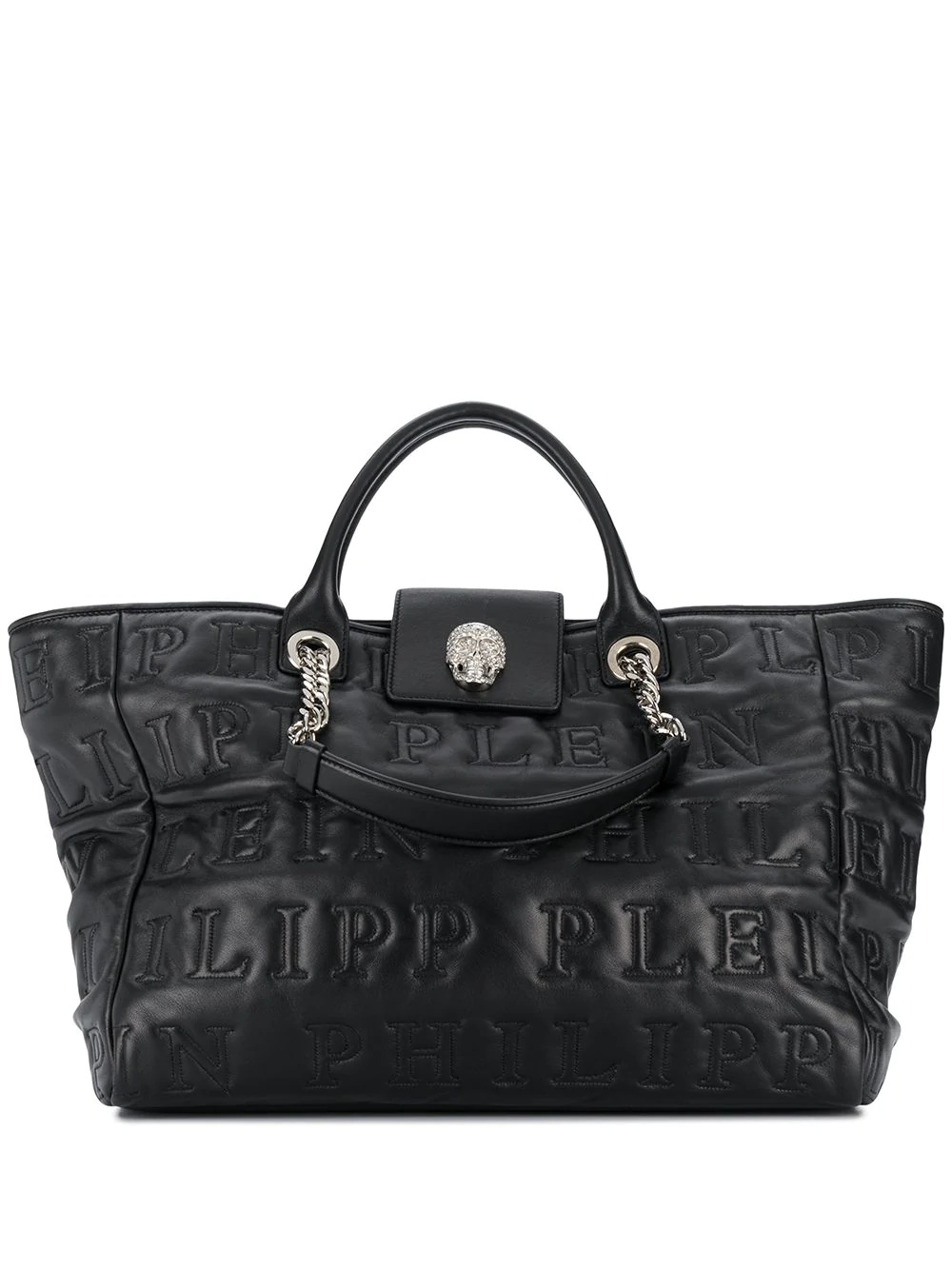 logo embossed tote bag - 1