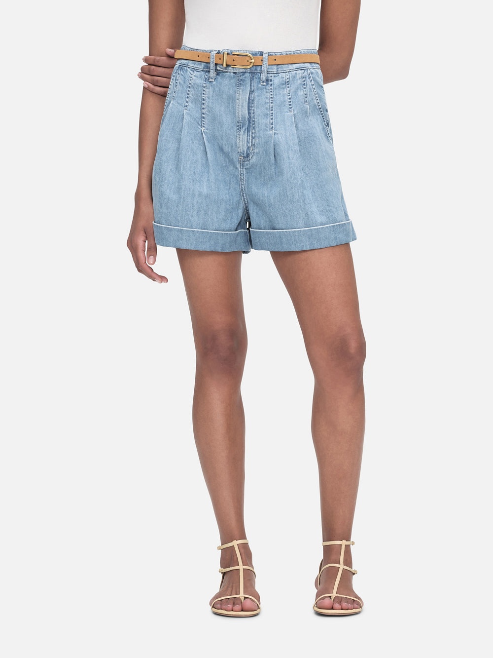 Pleated Wide Cuff Short in Rhythm - 2