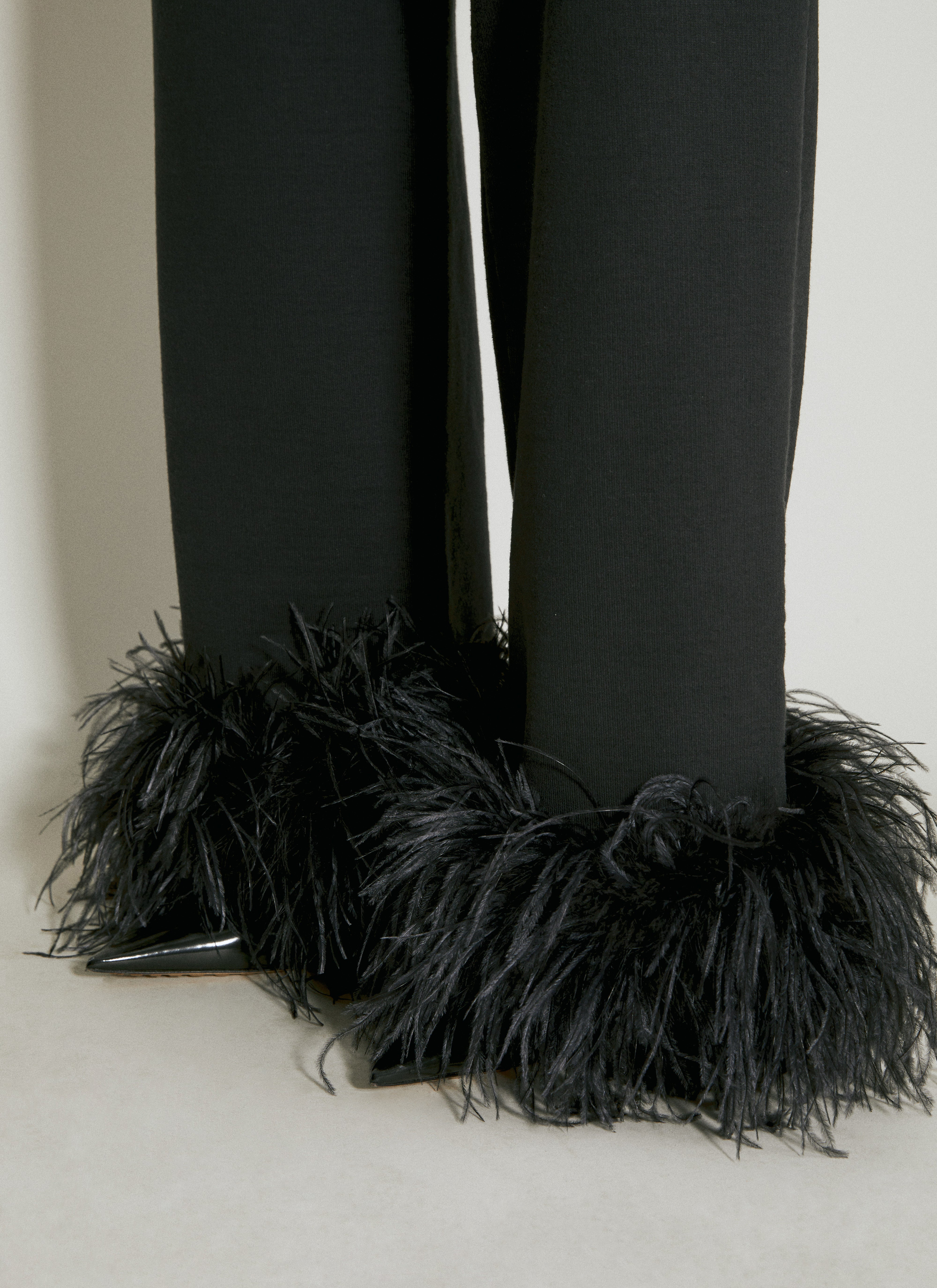 Prada Women Feather Cuffs Track Pants - 6