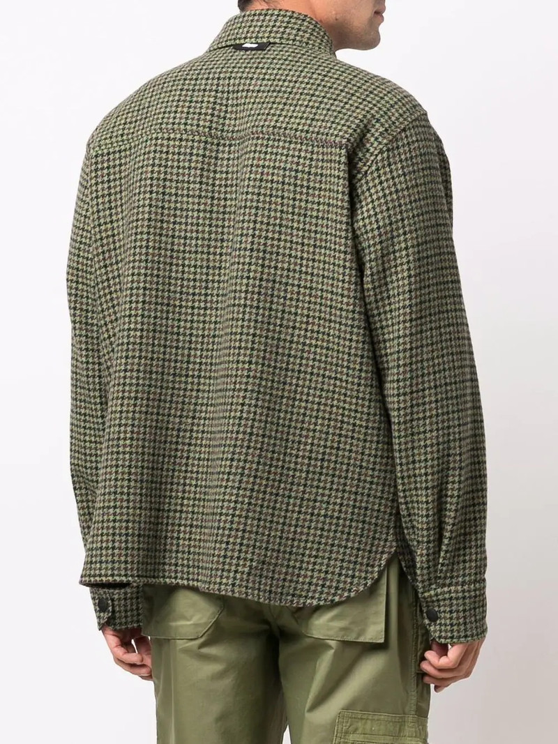herringbone check-pattern shirt 4