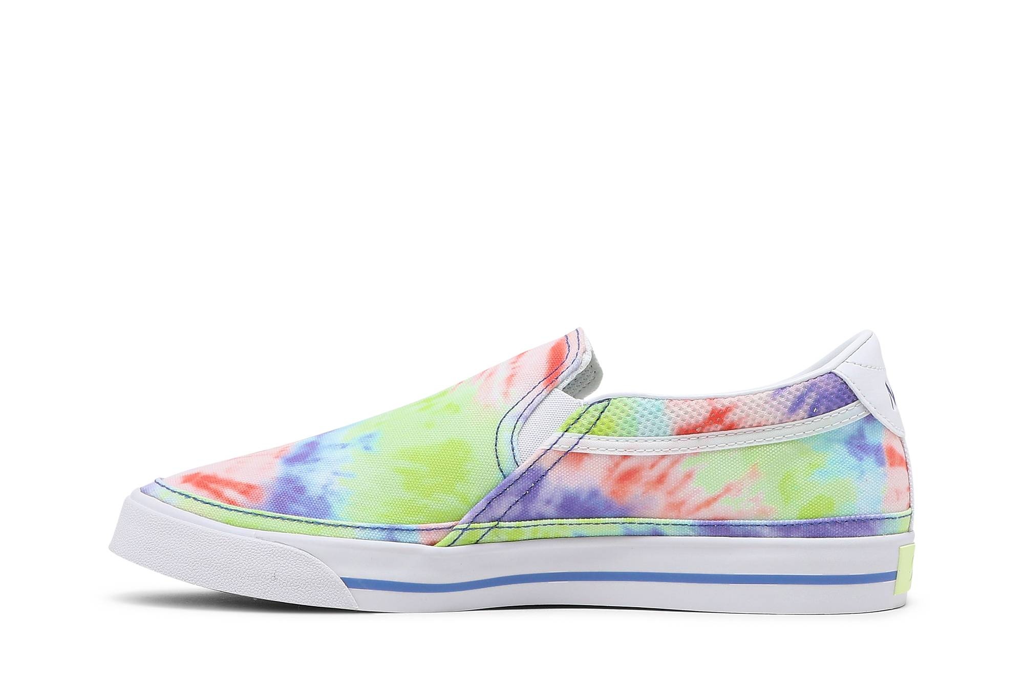 Wmns Court Legacy Print Slip-On 'Tie-Dye' - 3