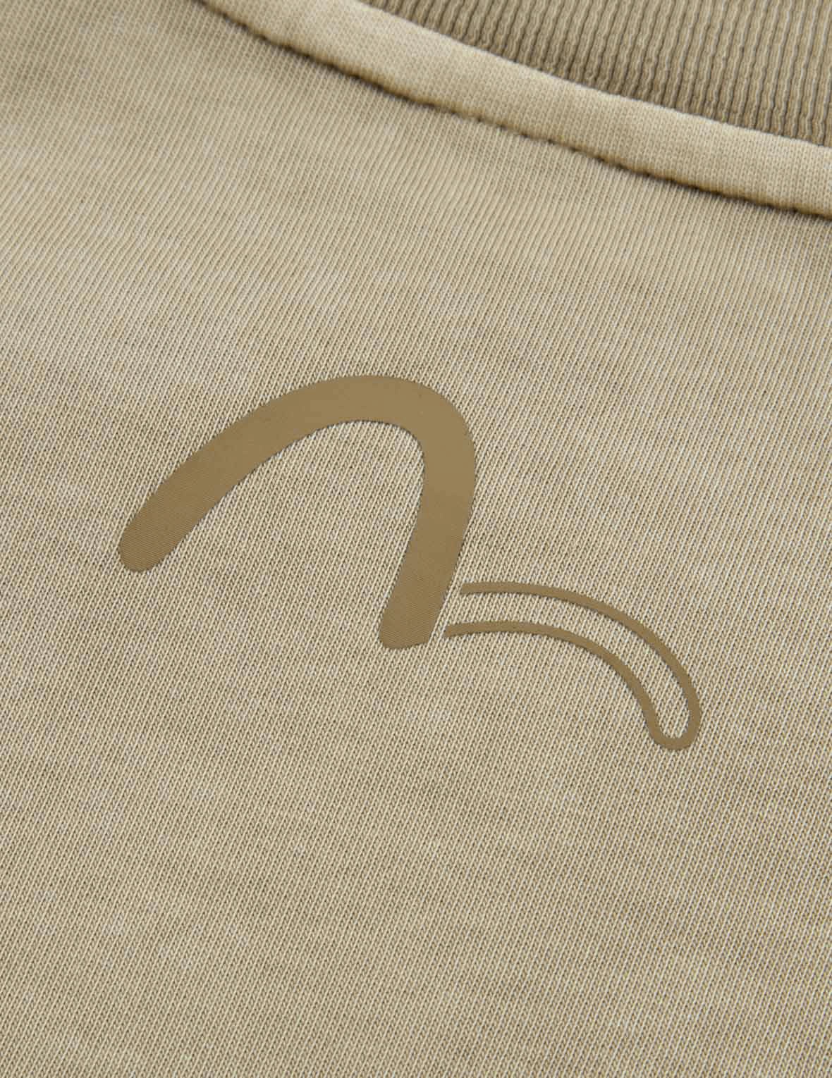 Metallic Stud Textured Logo Print T-shirt - 9