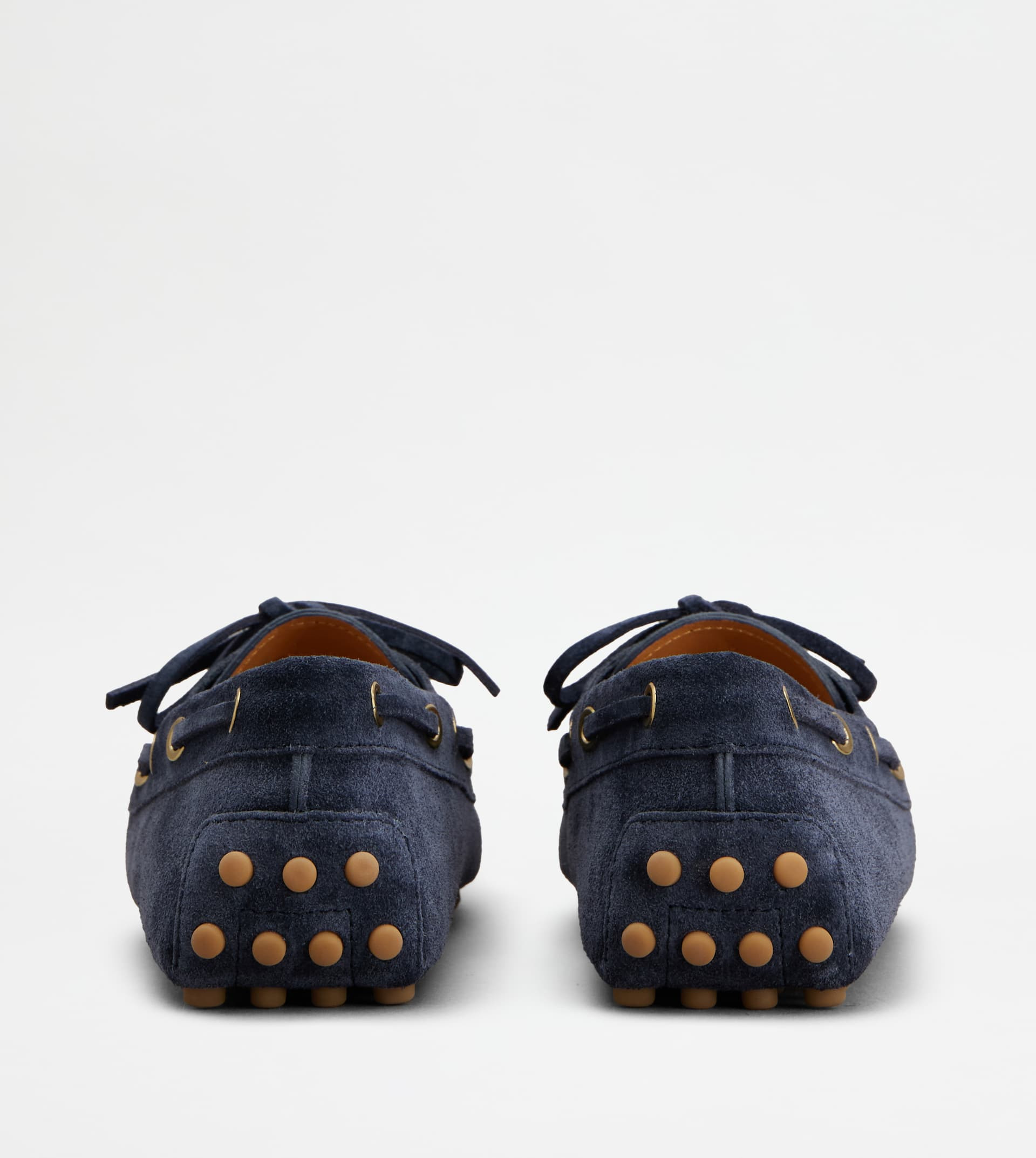 BOAT GOMMINO IN SUEDE - BLUE - 3