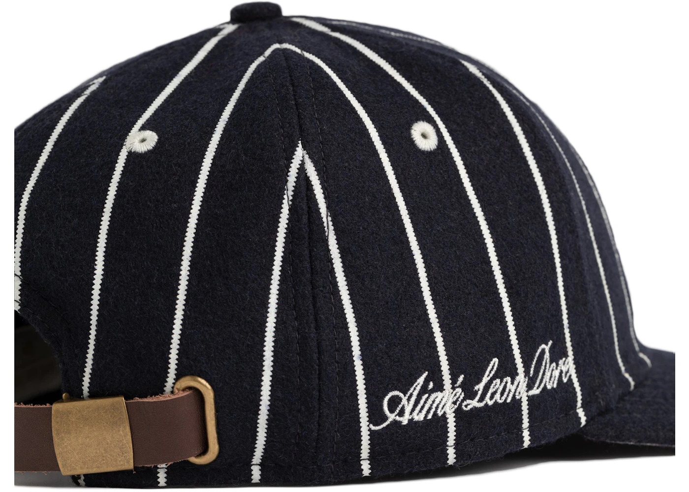Aime Leon Dore New Era Wool Pinstripe Yankee Hat Navy - 3