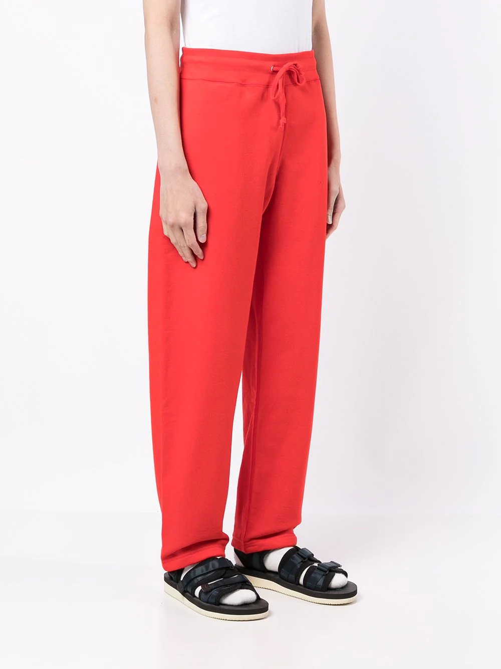 cotton logo trackpants - 4