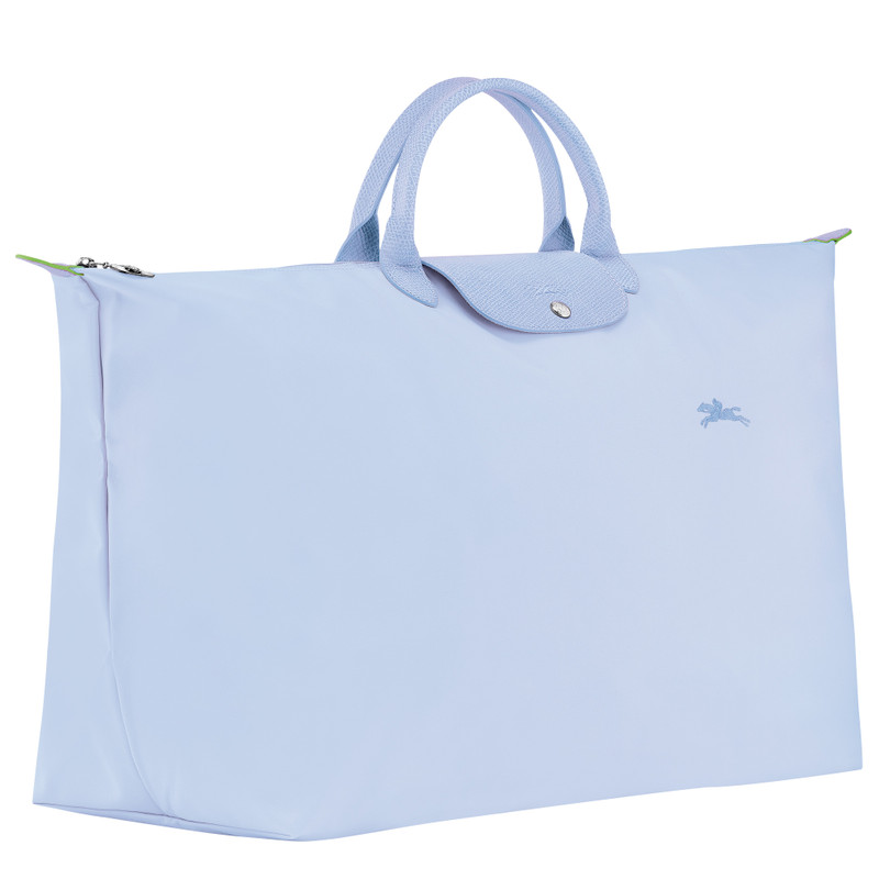 Longchamp Le Pliage Green M Travel bag Sky Blue - Recycled canvas outlook