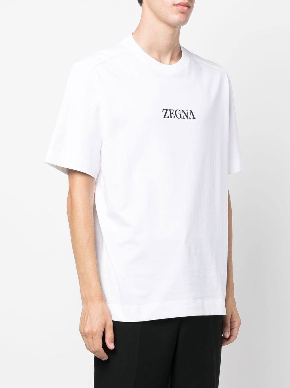 logo-print crew-neck T-shirt - 3