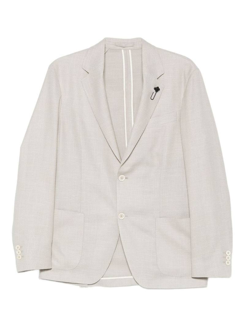 patch pocket two button jacket 1