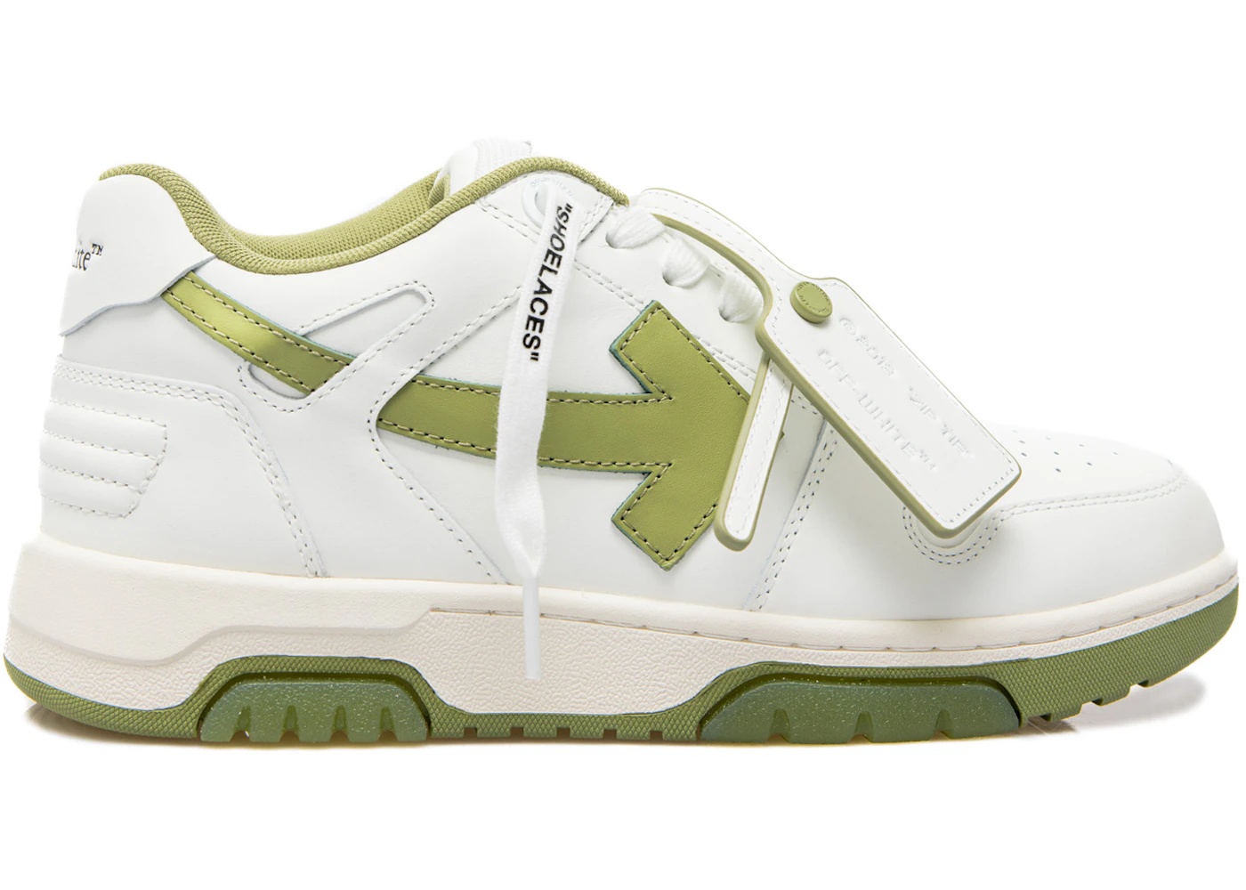 Off-White Out Of Office Calf Leather White Sage - 1