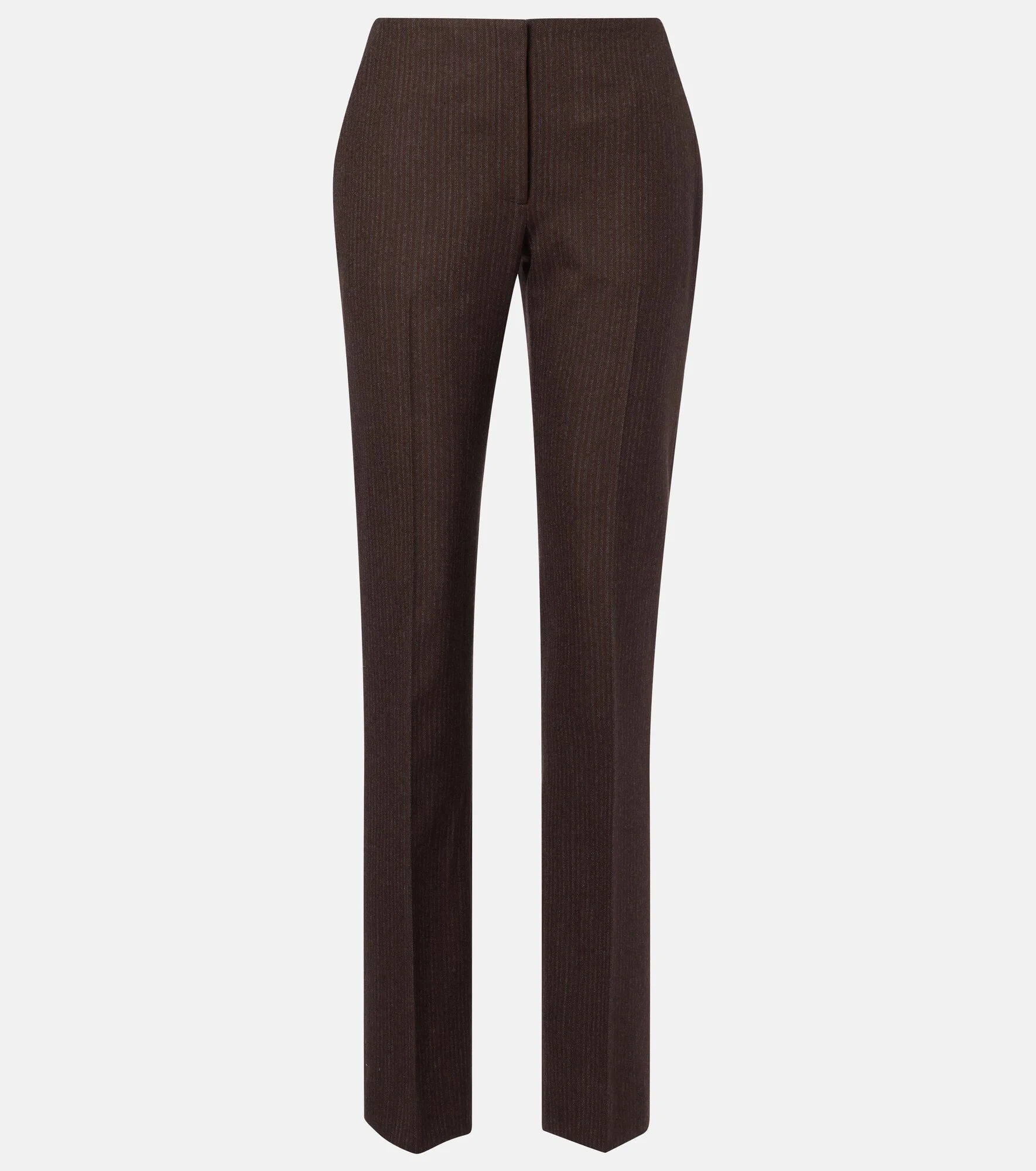 Striped wool straight pants - 1
