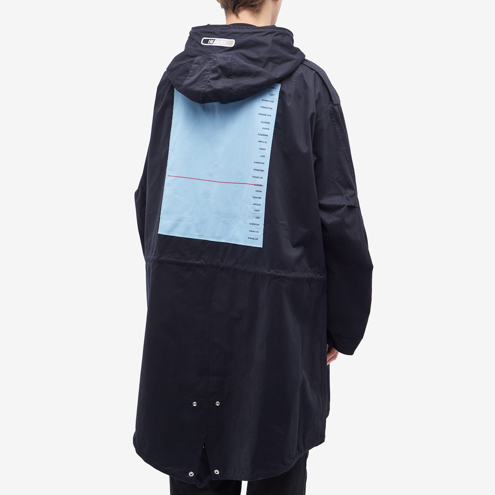 Fred Perry x Raf Simons Printed Patch Parka