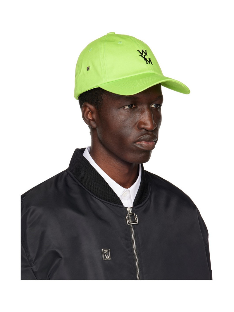 Wooyoungmi Green Embroidered Cap outlook