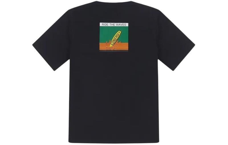 Converse Converse Summer Verbiage T-Shirt 'Black' 10027218-A03 outlook