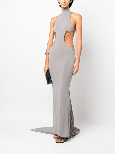 LaQuan Smith cut-out maxi dress outlook