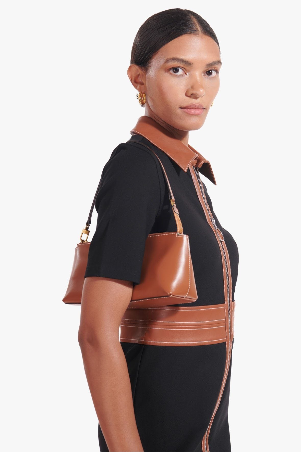 STAUD KAIA SHOULDER BAG | TAN - 2