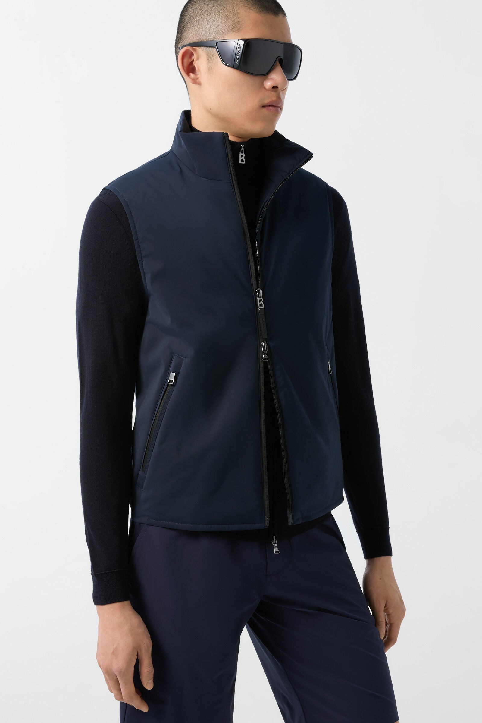 Jonny Lightweight vest in Navy blue - 2