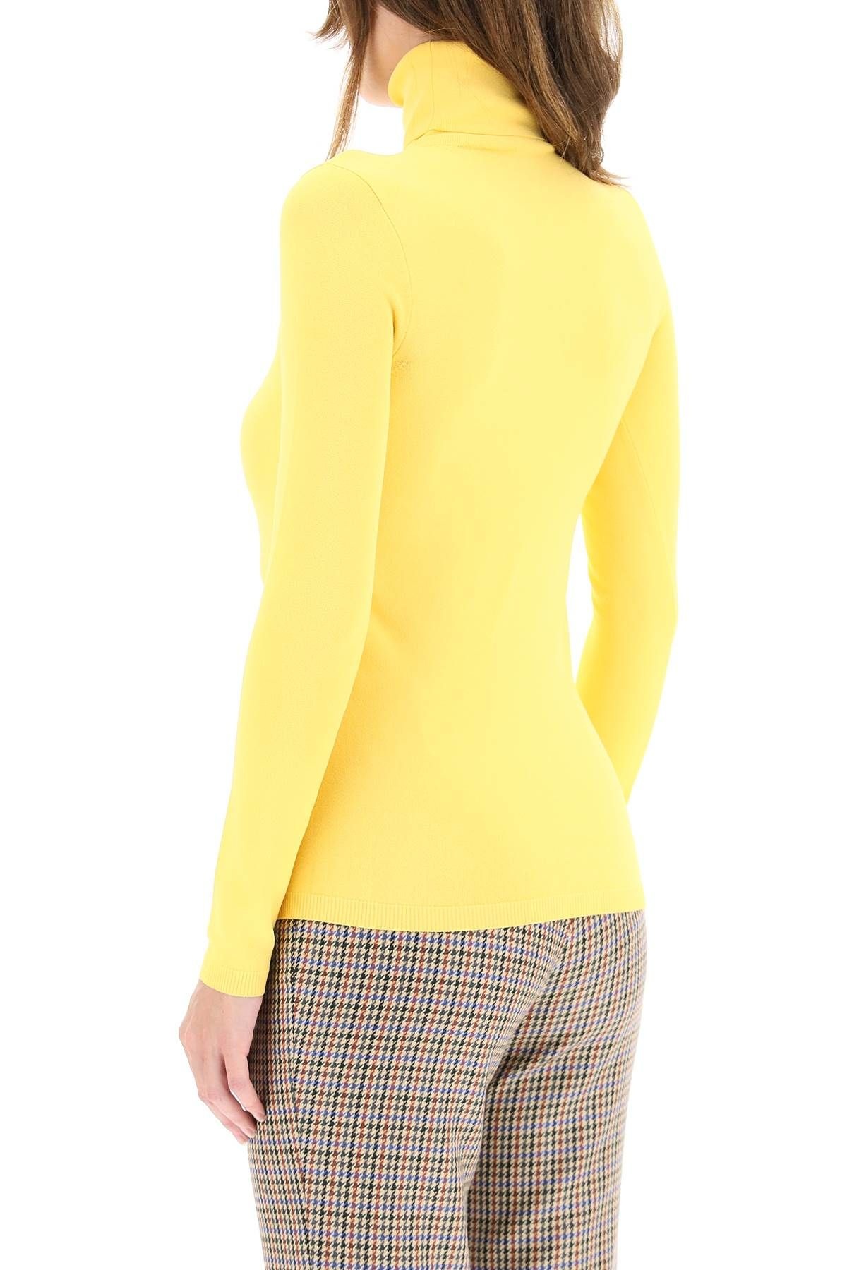 TURTLENECK SWEATER IN COMPACT KNIT - 4