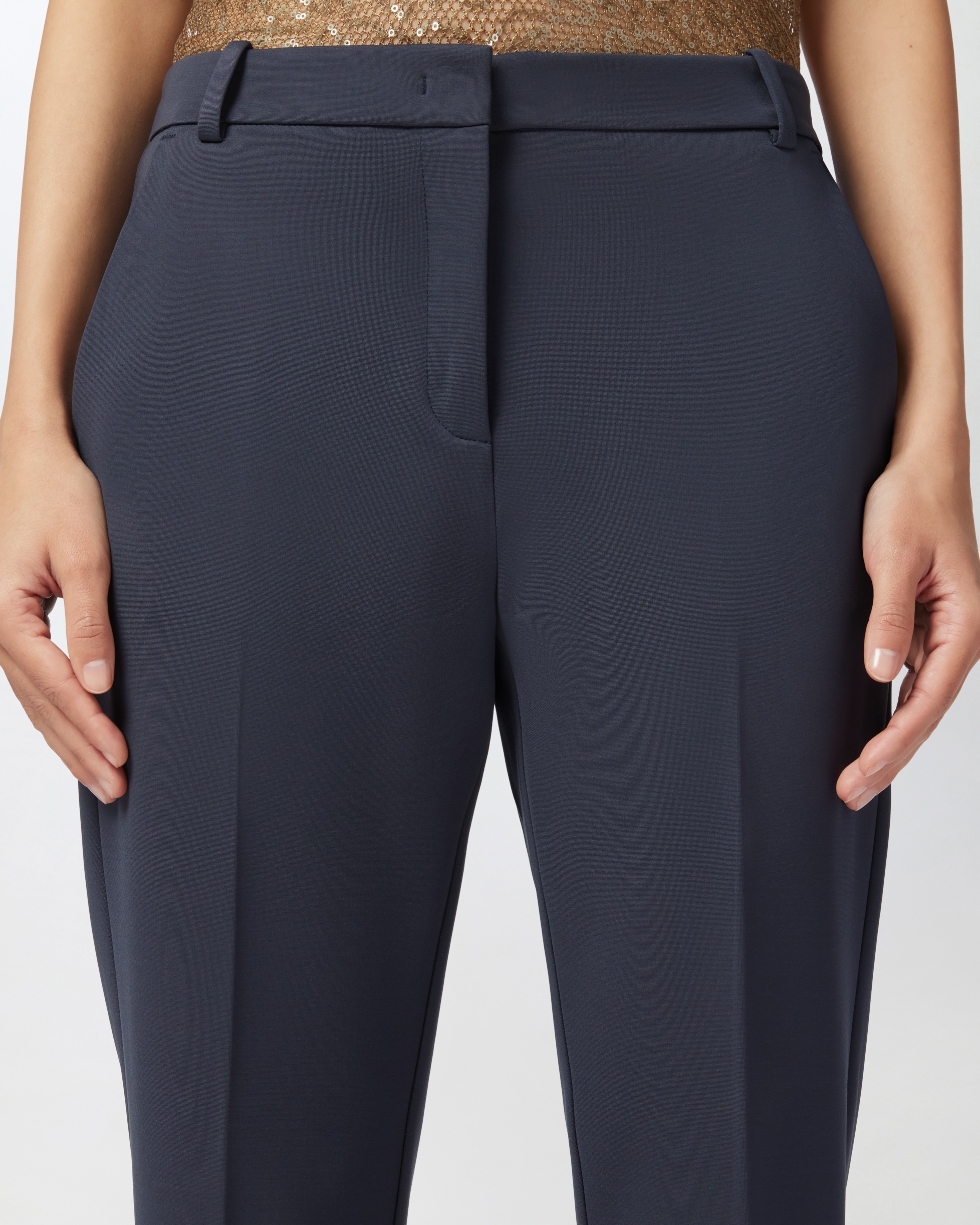 MILANO-KNIT CIGARETTE TROUSERS - 6