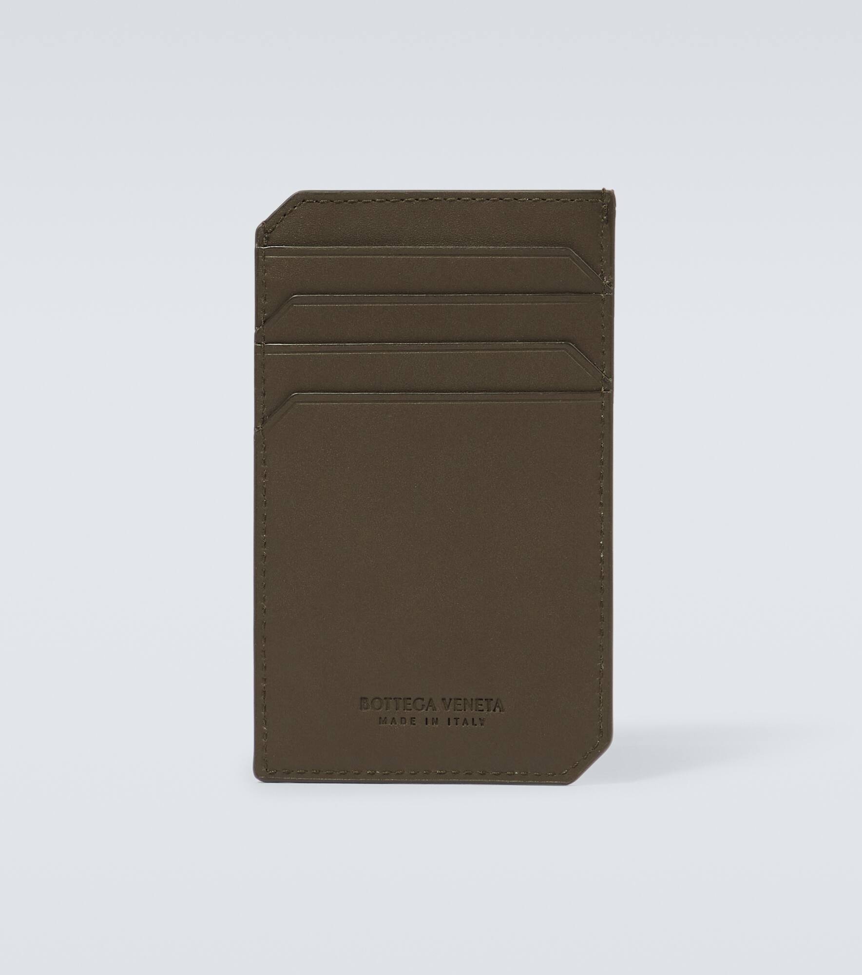 Intrecciato Piccolo leather card holder - 2