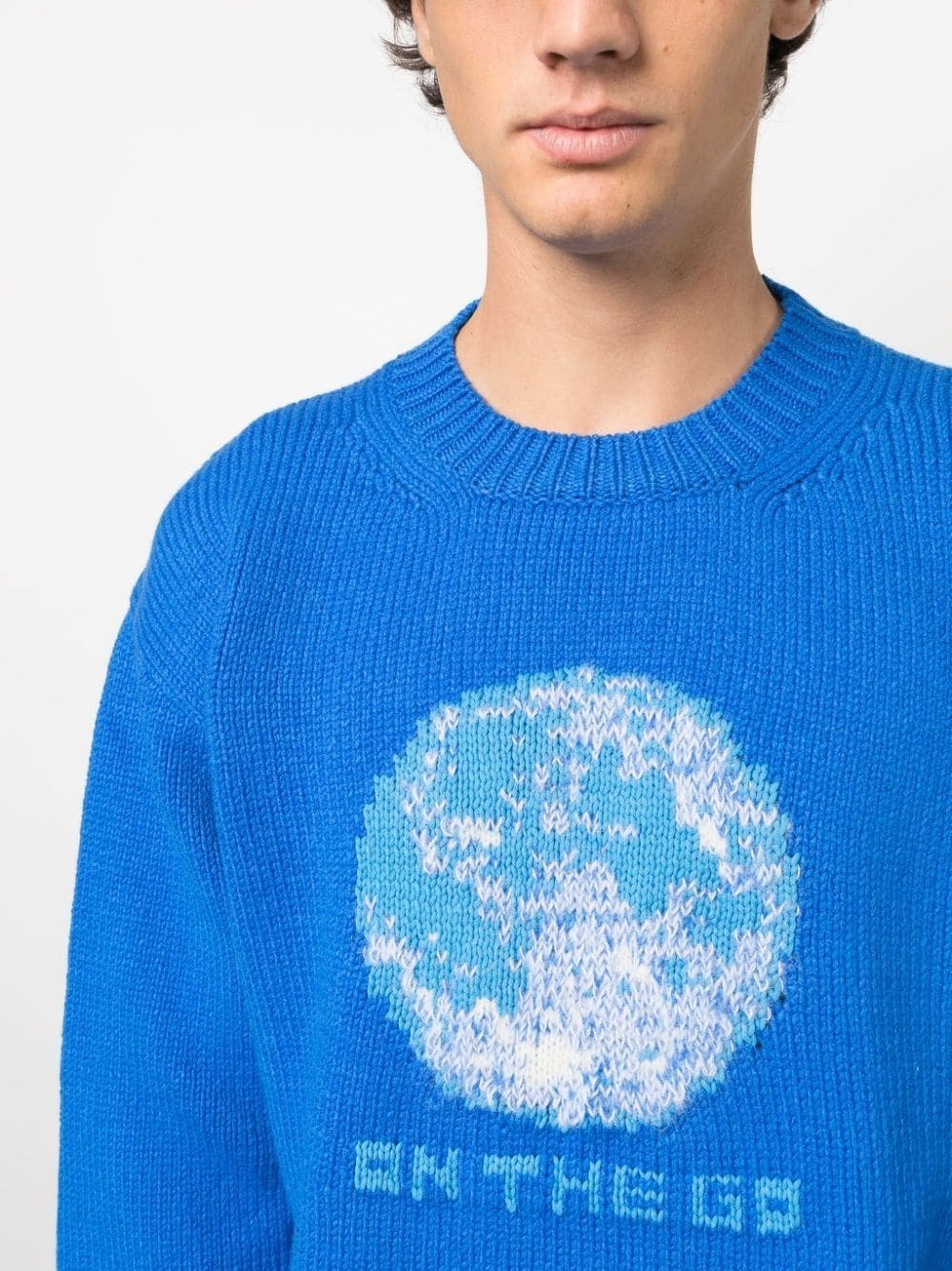 intarsia-knit wool-blend jumper - 5