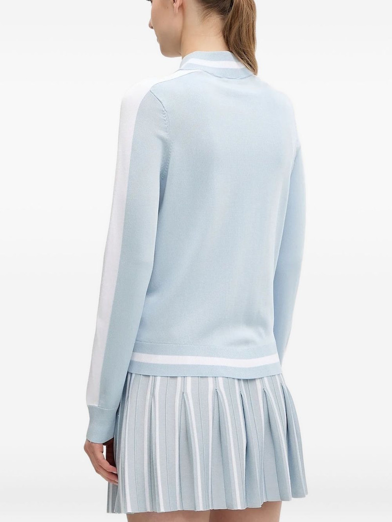GUESS USA striped zipped cardigan outlook