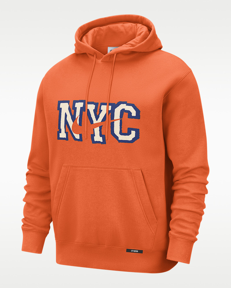 New York Knicks City Edition Men's Nike Club Hoodie 1