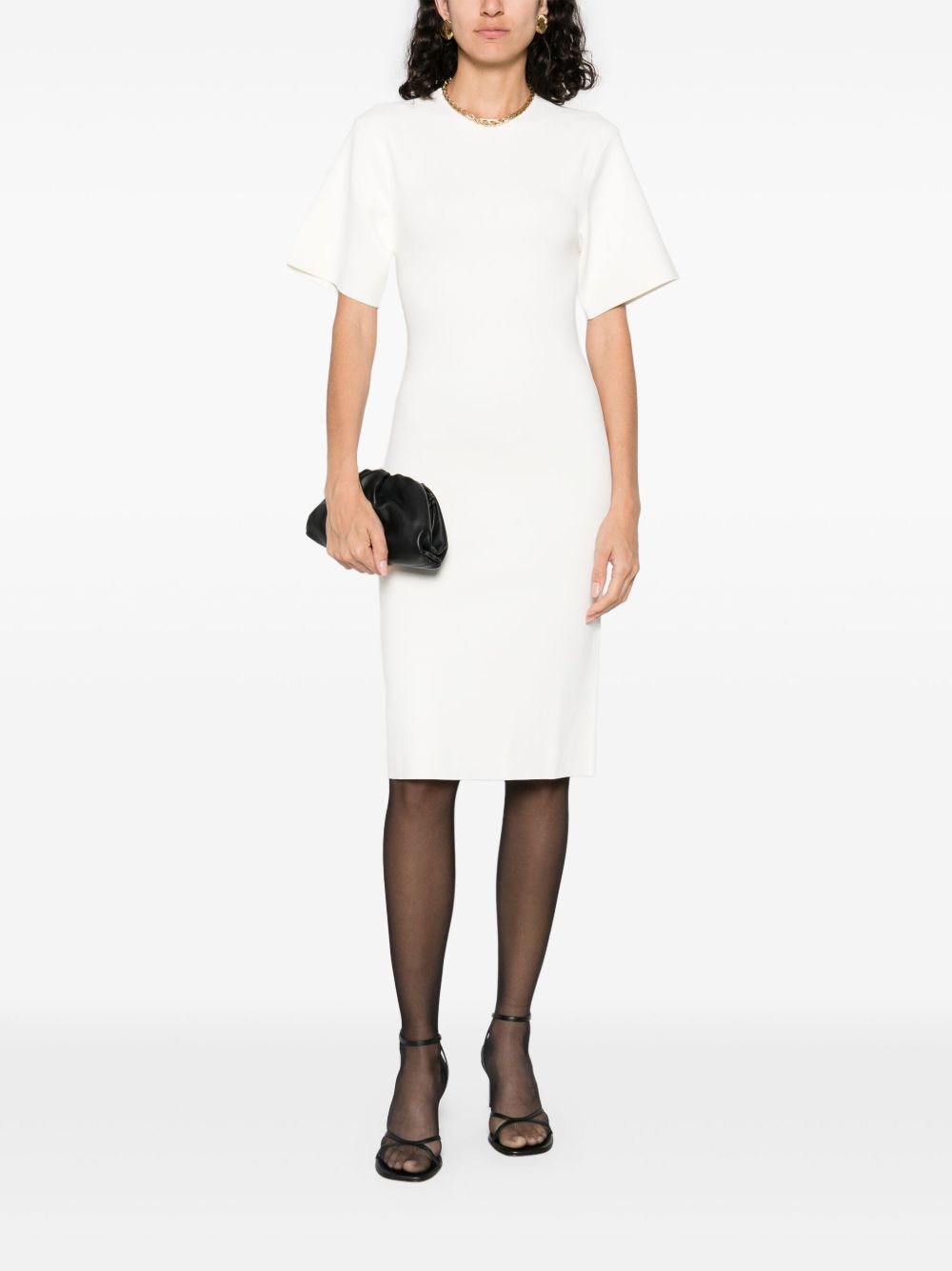 fine-knit midi dress - 2