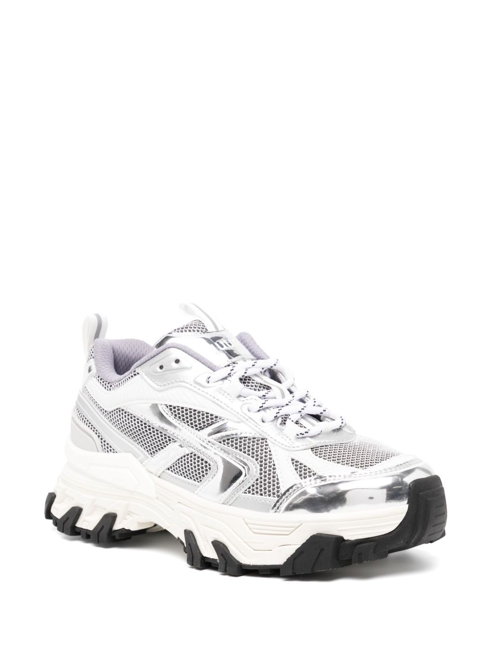 panelled sneakers - 2