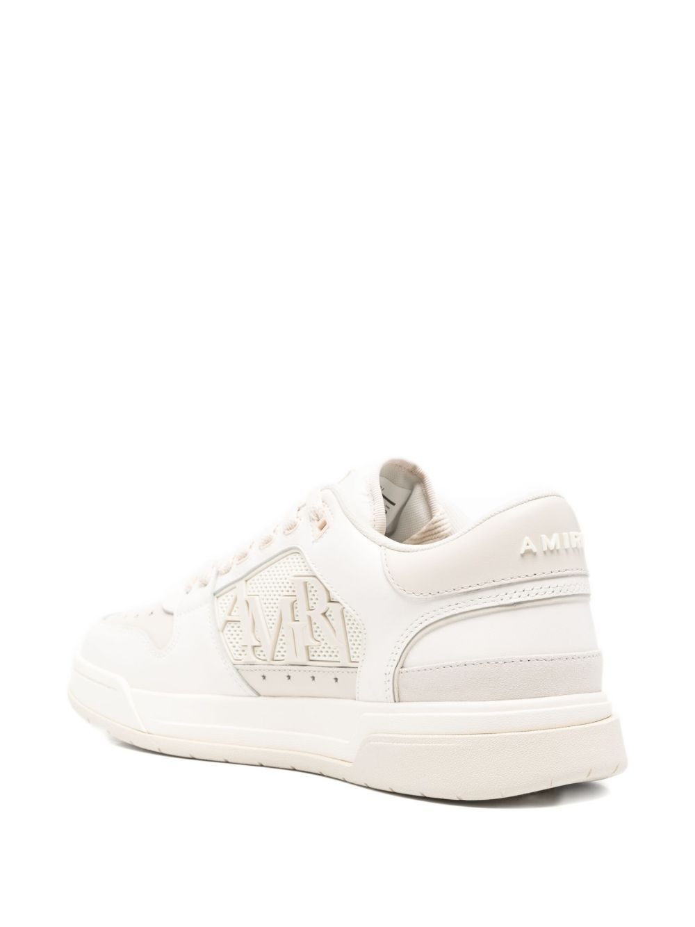 logo-plaque low-top sneakers - 3