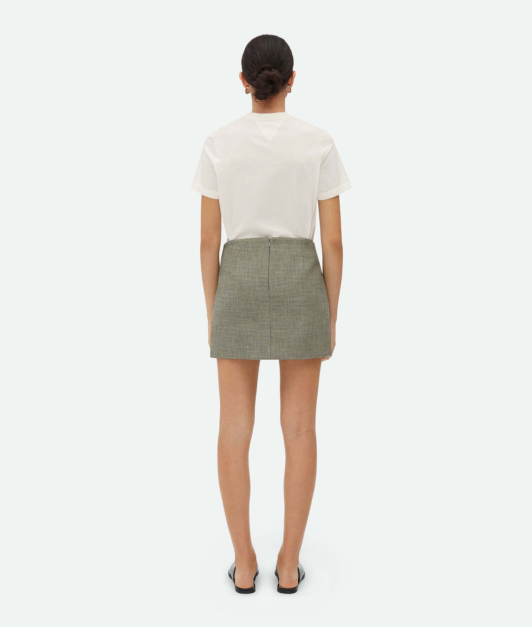 Melange Cotton Skirt - 3