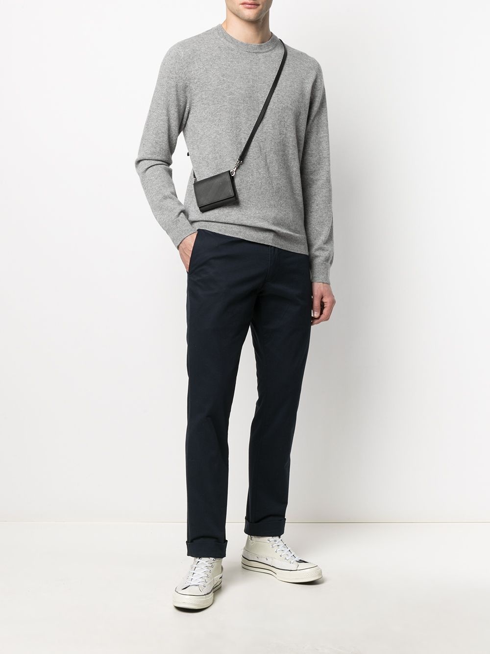 crew-neck cashmere jumper - 2