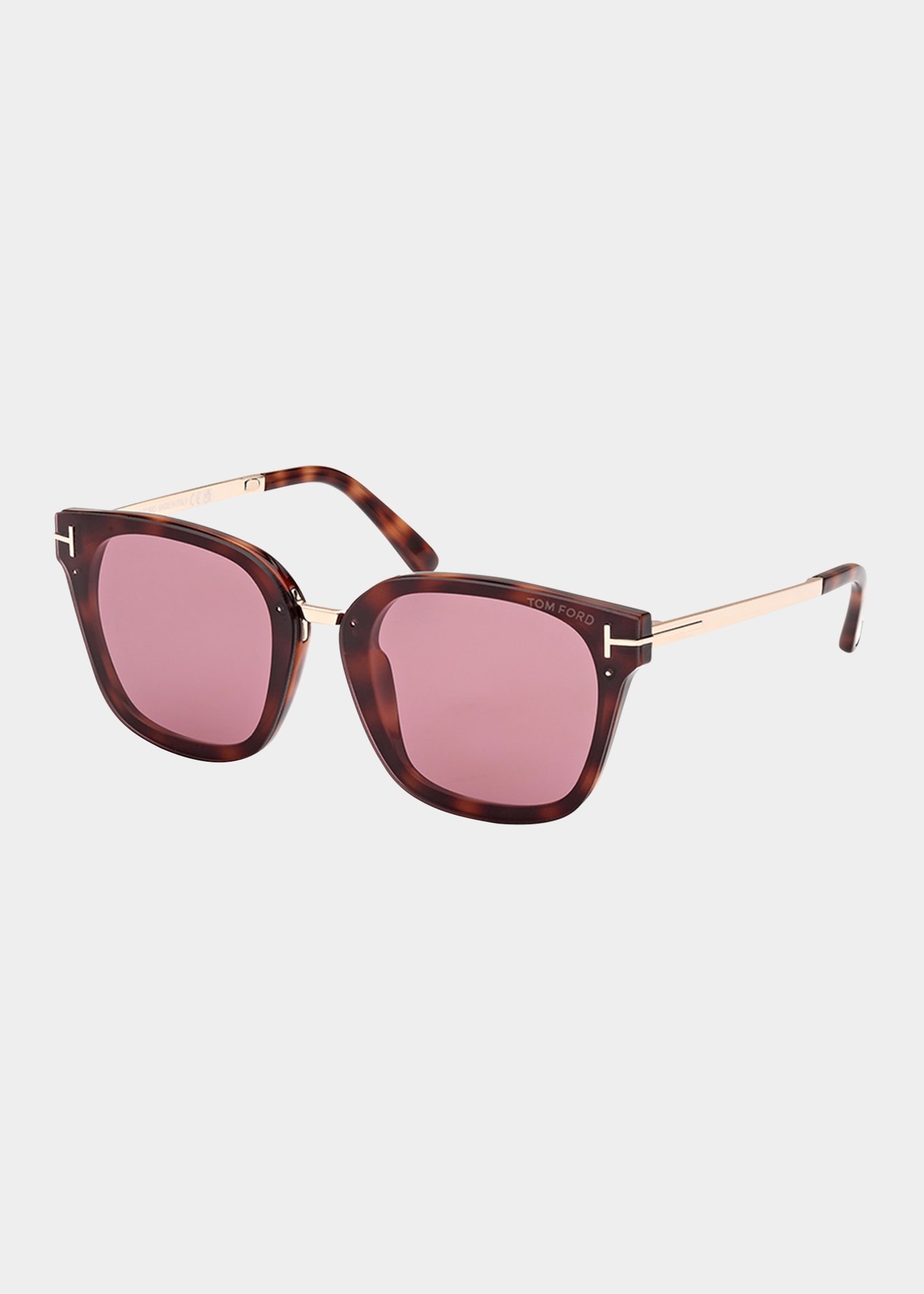 Philippa Square Injection Plastic Sunglasses - 1