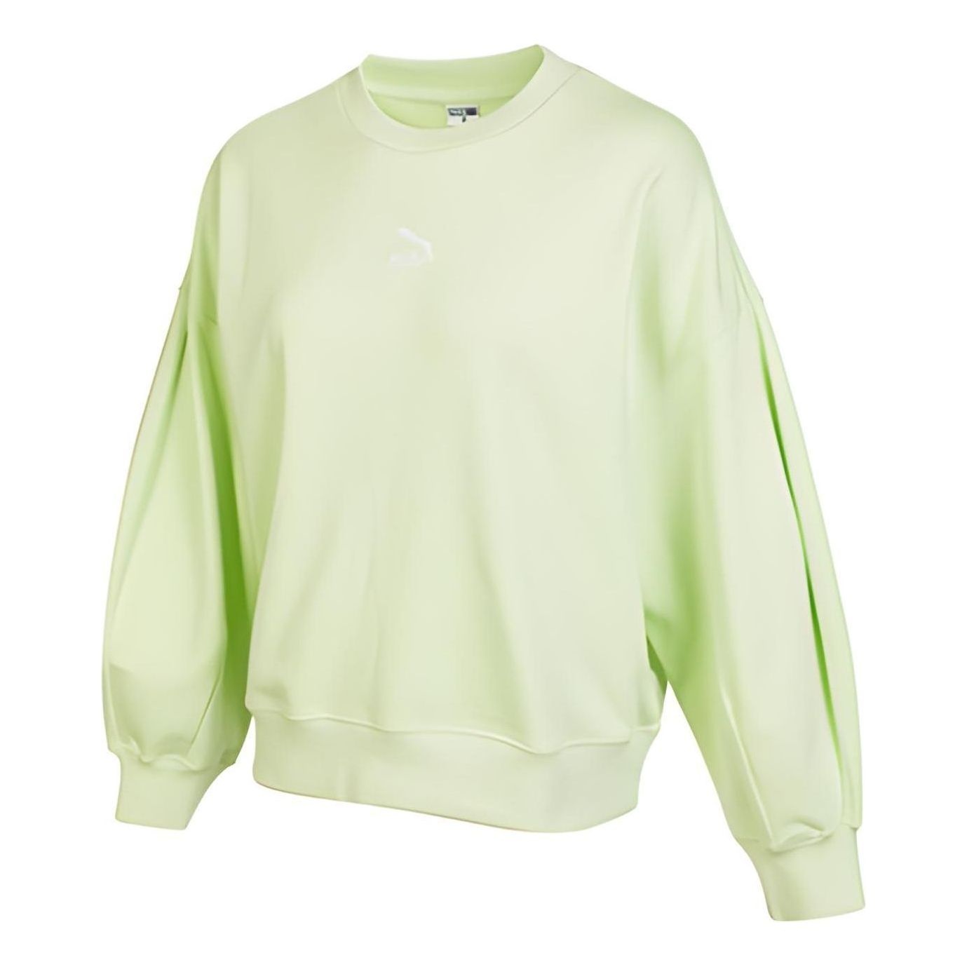 (WMNS) PUMA Better Classic Relaxed Crew 'Green' 673570-32 - 1