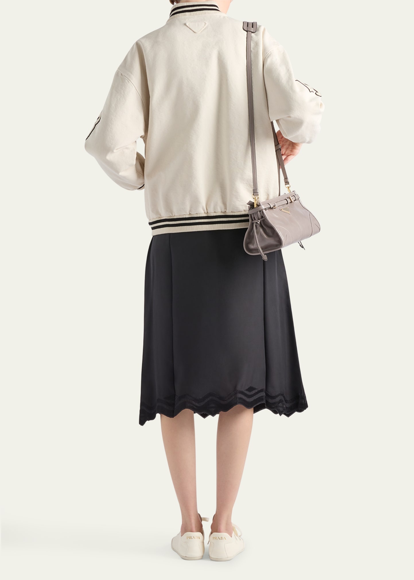 ジャケット PRADA CANVAS OVERSIZE BOMBER JACKET Prada Canvas Old Oversized Bomber Jacket | bergdorfgoodman
