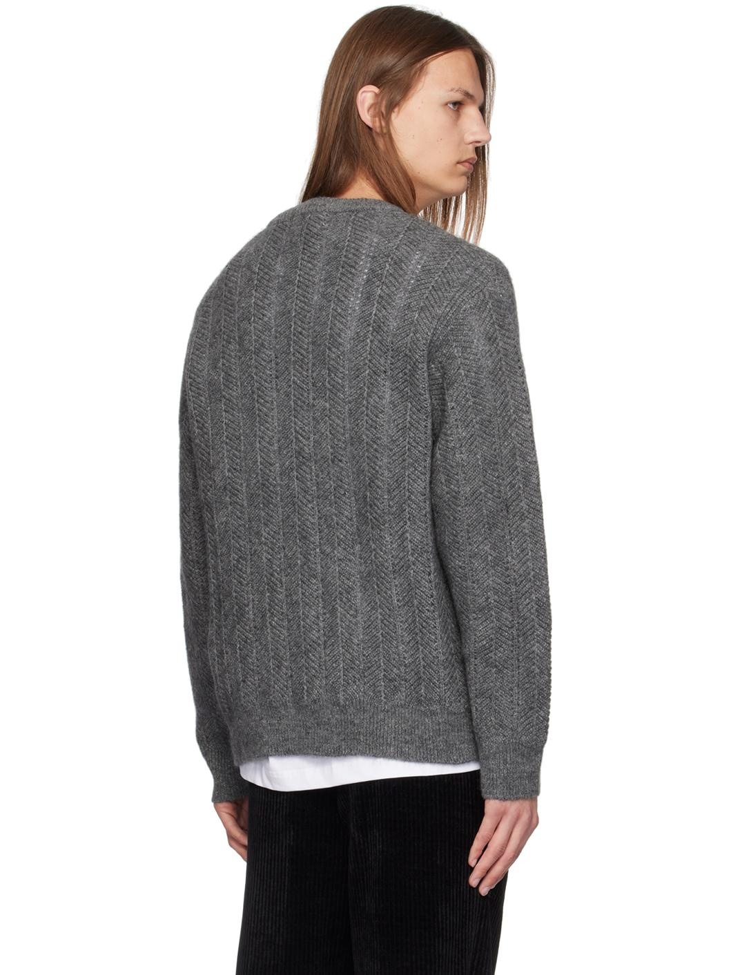 Gray Crewneck Sweater - 3